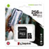 Thumbnail 1 : Kingston Canvas Select Plus 256GB UHS-I Micro SD Memory Card + SD Adapter