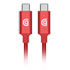 Thumbnail 1 : Griffin USB C to USB C Premium Braided Durable Charge/Sync Cable 1.8M Red