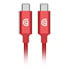 Thumbnail 1 : Griffin USB C to USB C Premium Braided Durable Charge/Sync Cable 1.8M upto 65W Red