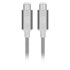 Thumbnail 1 : Griffin USB C to USB C Premium Braided Durable Charge/Sync Cable 2M Silver 65W