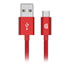 Thumbnail 1 : Griffin Premium USB to Micro USB Durable Braided Cable 1.5M / 5ft RED
