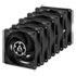 Thumbnail 1 : Arctic P8 3-Pin 80mm Cooling Fan Value Pack of 5