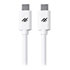 Thumbnail 1 : iFrogz UniqueSync USB C to C Charge & Sync Cable Fast 3.0A 50W USB2.0 White 1M