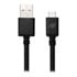 Thumbnail 1 : iFrogz UniqueSync Braided USB A to C Charge & Sync Cable Fast 3.0A USB3.1 Black 1.8m