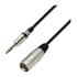 Thumbnail 1 : 6m Adam Hall Audio Cable Male XLR to 6.3mm Male Stereo Jack