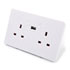 Thumbnail 1 : Ener-J 13A WiFi Twin Wall Sockets With USB Charge Port iOS/Android