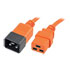 Thumbnail 1 : Xclio 1m IEC Male C20 to Female C19 Extension Lead - Orange