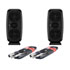 Thumbnail 1 : IK Multimedia iLoud MTM Monitor Speakers & 3m Stagg XLR > Stereo Jack Cables