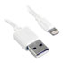 Thumbnail 1 : Twin Pack Desire2 TEK Apple Lightning Cable USB Robust Armoured Sync & Charge 1M White