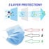 Thumbnail 2 : Scanitiser 3 Ply Disposable Masks Pack of 50 CE Certified (29p Each)