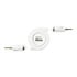 Thumbnail 1 : Techlink 1.1M Retractable 3.5mm TRS Stereo Cable