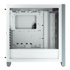 Thumbnail 2 : Corsair White iCue 4000X RGB Mid Tower Windowed PC Case
