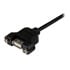 Thumbnail 2 : 2 ft StarTech.com Panel Mount USB Cable