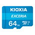Thumbnail 1 : Kioxia Exceria 64GB UHS 1 Class 10 MicroSD Card