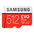 Thumbnail 1 : Samsung EVO Plus 512GB 4K Ready MicroSDXC Memory Card UHS-I U3 with SD Adaptor