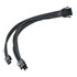 Thumbnail 1 : SilverStone 30cm 8-pin to PCIe 8-pin (6+2) Extension Power Cable - Black
