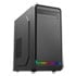 Thumbnail 1 : CiT Home Micro-ATX RGB Strip PC Case Black