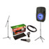 Thumbnail 1 : QTX PAL10 Portable Speaker + Shure PGA48 + Stands and Leads