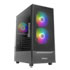 Thumbnail 1 : Antec Black NX410 Mesh Mid Tower Tempered Glass PC Gaming Case