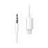 Apple 1.2M Lightning to 3.5mm Audio Cable - White LN113108 - MXK22ZM/A ...