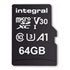 Thumbnail 1 : Integral High Speed 64GB V30 microSDHC/XC