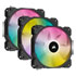Thumbnail 1 : Corsair iCUE SP120 RGB ELITE Triple 120mm PWM Fan Expansion Pack with Lighting Node CORE