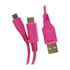 Thumbnail 1 : iMP 4M 2-in-1 USB-C & Micro USB Pink Charging Cable