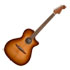 Thumbnail 1 : Fender - Newporter Classic Acoustic-Electric Guitar - Aged Cognac Burst, including Gig Bag