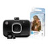 Thumbnail 1 : HP Sprocket 2 In 1 Portable Photo Printer + Camera Bundle Pack iOS/Android Black
