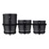 Thumbnail 3 : Samyang VDSLR MK2 14/24/35/50/85 Cinema Lens Kit - Sony FE Mount
