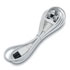 Thumbnail 1 : PRO ELEC 2m UK Mains to Figure 8 C7 White Power Lead