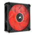 Thumbnail 1 : Corsair ML120 LED ELITE 120mm Red LED Fan Single Pack Black