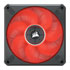 Thumbnail 2 : Corsair ML120 LED ELITE 120mm Red LED Fan Single Pack Black