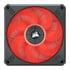 Thumbnail 2 : Corsair ML120 LED ELITE 120mm Red LED Quiet Fan Single Pack Black