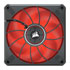 Thumbnail 4 : Corsair ML120 LED ELITE 120mm Red LED Quiet Fan Single Pack Black