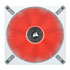 Thumbnail 2 : Corsair ML140 LED ELITE 140mm Red LED Magnetic Levitation Low Noise Fan White
