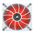 Thumbnail 3 : Corsair ML140 LED ELITE 140mm Red LED Fan Single Pack White
