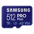 Thumbnail 1 : Samsung Pro Plus 512GB 4K Ready MicroSDXC Memory Card UHS-I U3 with SD Adapter