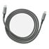 Thumbnail 2 : Ventev Apple Lightning to USB-C 3.1 Durable Braided Fast Sync/Charge Cable 1.2M Steel Grey