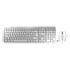 Thumbnail 1 : CHERRY DW 9100 SLIM Silver/White Wireless Keyboard+Mouse UK