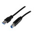 Thumbnail 1 : StarTech.com 2m/6ft SuperSpeed USB 3.0 A to B Cable - M/M