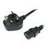 Thumbnail 1 : Xclio 1m Mains Kettle Lead UK Plug to C13 Power Cable/Cord