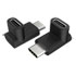 Thumbnail 1 : Akasa Right Angle USB Type-C Male to Female Adapter
