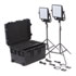 Thumbnail 1 : Litepanels Astra 6X Bi-Colour LED Panel Traveler Duo V Mount Kit