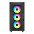 Thumbnail 3 : DeepCool CK560 Tempered Glass Black Mid Tower Gaming Case inc 3x ARGB Fans