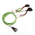 Thumbnail 1 : Broadcom 1m x8 SFF-8654 to 2x U.2 SFF-8639 SAS Cable