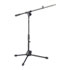Thumbnail 1 : Stagg - MIS-2004BK Low Profile Microphone Stand With Telescopic Boom
