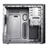 Thumbnail 2 : CiT Course, Black, micro ATX Chassis w/ Brushed Aluminium Front Panel, 80mm Rear Fan, MicroATX/Mini