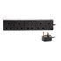 Thumbnail 1 : Scan 3m 4 Gang UK Mains Power Extension Lead Black