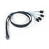 Thumbnail 1 : 1m SlimSAS 4i to 4x SATA Cable